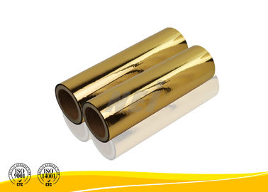 Fashional Nem Dayanıklı Altın Gümüş Polyester Film SGS ISO14001 Sertifikası