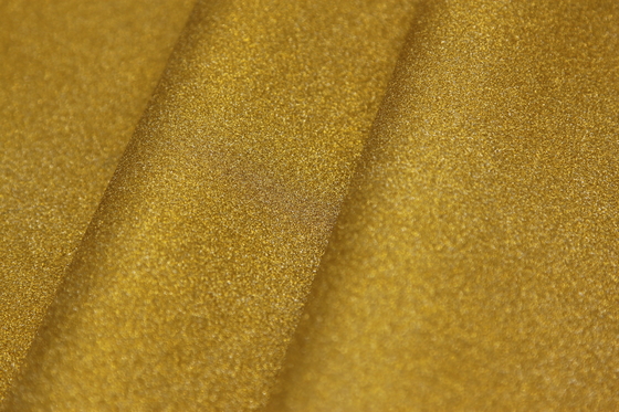 Sıcaklığa 120 dereceye kadar dayanıklılık Glitter Lamination Film Su bazlı yapıştırıcılar Kum gibi altın ışığı olan parlaklar