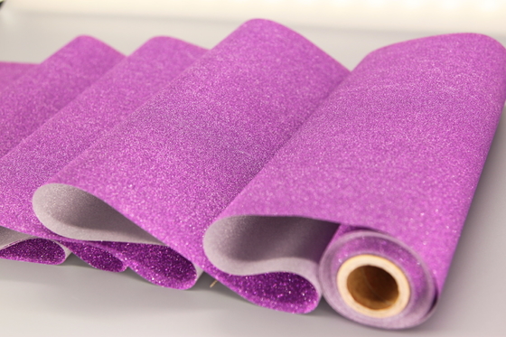 Glimmering Glitter Lamination Film 2100mm Genişliği 80mikron Kalınlığı 800m Uzunluğu