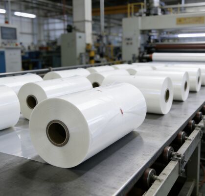 Moisture Proof PET Thermal Lamination Film with Heat-activated Adhesive and Glossy Finish for Packaging (Yumuşatıcı Kanıtlı PET Termal Laminasyon Filmi)