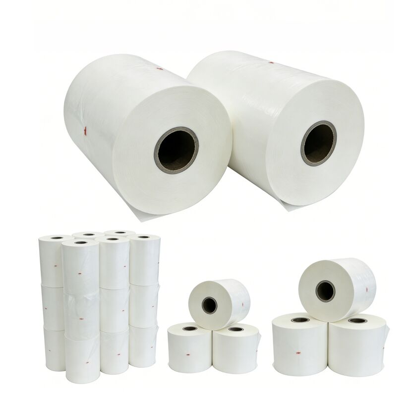 Şeffaf koruyucu bitirme için 2200 mm genişliğinde ve 95-120 derece Selsüs derecesinde BOPP Termal Lamine Film