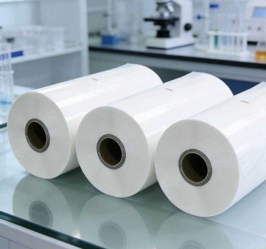 100 mm'den 2200 mm'ye kadar genişlik aralığında yüzey koruması için 90 °C'den 120 °C'ye kadar çalışma sıcaklığı ve 30 mikron kalınlığı olan Çizik Karşıtı Film