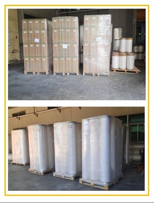 Parlak Yumuşak PET Şarap Kutuları için Termal Laminasyon Filmi Ticaret Ekranları Fotoğraflar PVC Malzemeleri