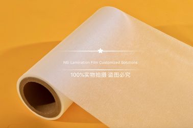 3 inç 90 Mikron Metal Çizim Fırçalı Laminasyon Filmi Rulo, Ambalaj İçin Isı Laminasyon Filmi