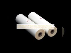 Mikro-Dokulu Yüzeye Sahip, Geliştirilmiş Dokunsal Konfor İçin BOPP Bazlı Yumuşak Dokunuşlu Soğuk Laminasyon Filmi