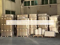 Parlak Yüzey Kaplaması Parlak Laminasyon Film Kalınlığı 17 ila 50 Mikron Etiketler ve Ambalaj İçin Uygun Yüzey Kaplama