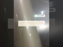 Dijital Baskı İçin Laminasyon PET Termal Laminasyon Filmi Yumuşak Sertlik Parlak Yüzey Kaplaması Laminasyon İçin Uygun