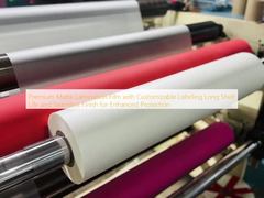 Geliştirilmiş Koruma için Özelleştirilebilir Etiketleme, Uzun Raf Ömrü ve Kusursuz Yüzey ile Premium Mat Laminasyon Filmi