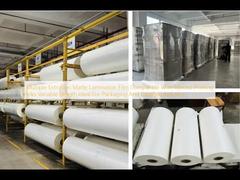 Çeşitli Baskı Mürekkepleriyle Uyumlu Çoklu Ekstrüzyon Mat Laminasyon Filmi Değişken Uzunluk Ambalaj ve Etiketleme Endüstrisi İçin İdeal